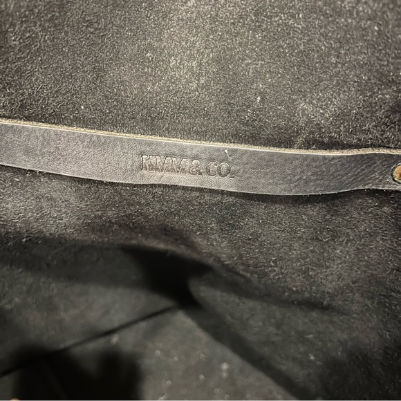 KMM & Co. Signature Black Leather Tote Bag Women’s - Picture 6 of 7